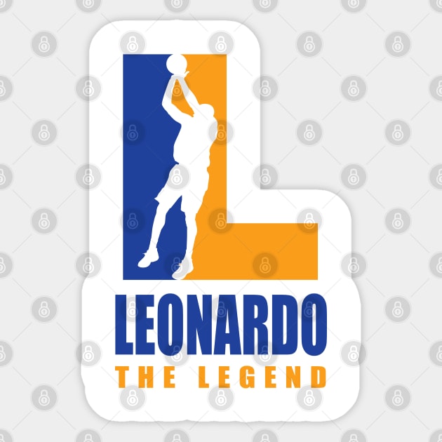 Leonardo Custom Player Basketball Your Name The Legend Sticker by Baseball Your Name